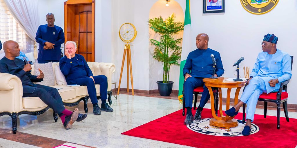 PRESIDENT, EXECUTIVE BOARD OF UNDP, AMBASSADOR MARTIN KIMANI PAYS COURTESY VISIT TO GOV. SANWO-OLU AT LAGOS HOUSE, MARINA